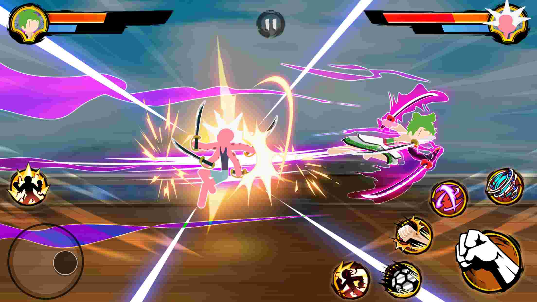 Stickman Pirates Fight 